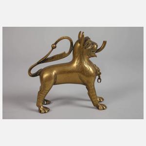 Öllampe in Form einer Aquamanile