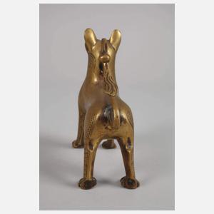 Öllampe in Form einer Aquamanile