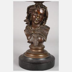 Figürlicher Tafelaufsatz Bronze