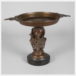 Figürlicher Tafelaufsatz Bronze