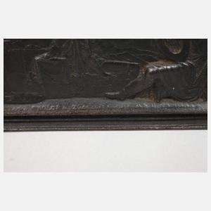 Antikisierende Eisengussplatte