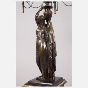 Paar große klassizistische Girandolen