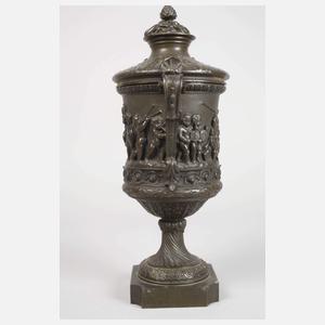 Deckelamphore Bronze