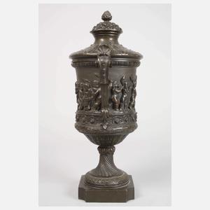 Deckelamphore Bronze