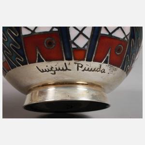 Miguel Pineda Emaille-Vase