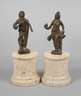 Paar antikisierende Kleinbronzen