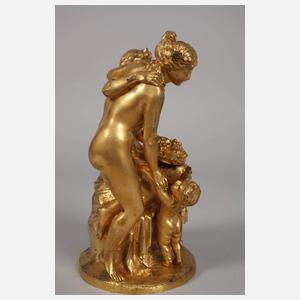 Claude Michel Clodion, Satyr, Nymphe und Putto