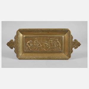 nach Élias, Robert Schale mit Bronzerelief