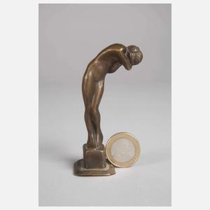 Georges Dupré, Miniatur stehender Mädchenakt