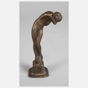 Georges Dupré, Miniatur stehender Mädchenakt