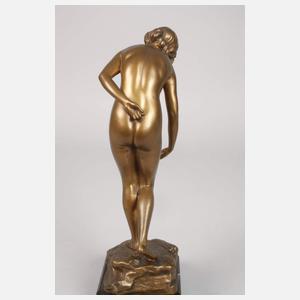 Ludwig Eisenberger, weiblicher Akt mit Muschelschale