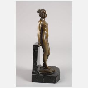 Peder Marius Jensen, stehender weiblicher Akt