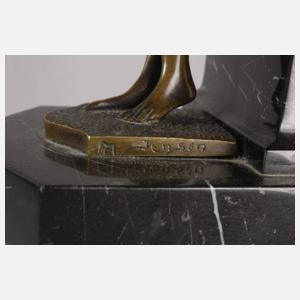 Peder Marius Jensen, stehender weiblicher Akt