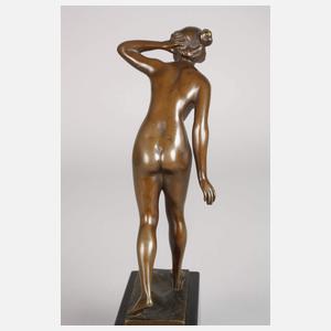 Hugo Meisel, stehender weiblicher Akt