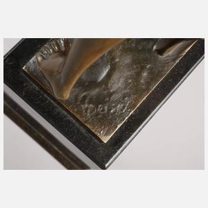 Hugo Meisel, stehender weiblicher Akt