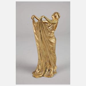 Bergmann Wiener Bronze, Jugendstilmädchen als Vase