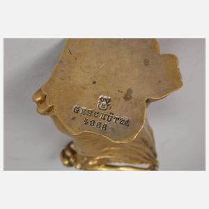 Bergmann Wiener Bronze, Jugendstilmädchen als Vase