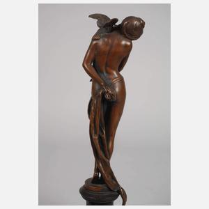 Franz Rosse, weiblicher Akt mit Papagei