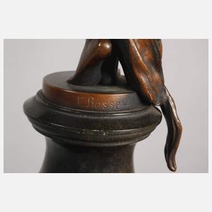 Franz Rosse, weiblicher Akt mit Papagei