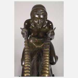 Otto Pilz, Mädchen auf Gazelle