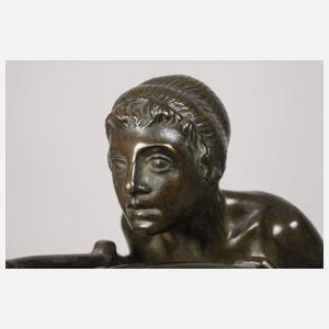 Otto Pilz, Mädchen auf Gazelle