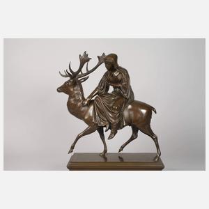 Christian Daniel Rauch, Jungfrau auf Hirsch