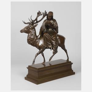 Christian Daniel Rauch, Jungfrau auf Hirsch