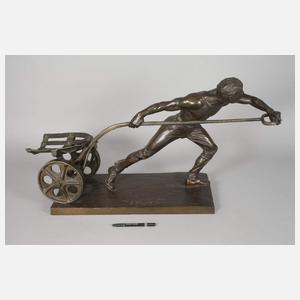 Christian August Hagen, Arbeiter mit Karren