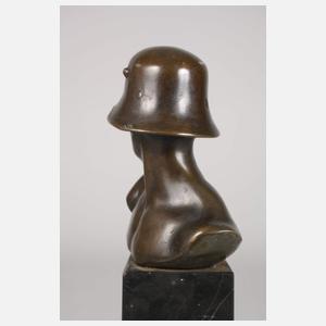 Otto Poertzel, Soldat mit Stahlhelm