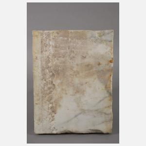 Marmorrelief Maria mit dem Kinde