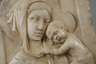 Marmorrelief Maria mit dem Kinde