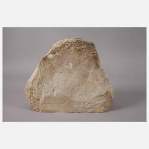 Figürliches Relief mit Mädchenbüste