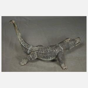 Gartendekoration Krokodil