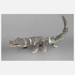 Gartendekoration Krokodil