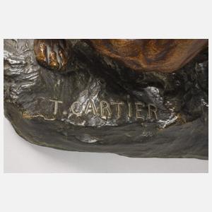 Thomas Francois Cartier, fauchende Löwin