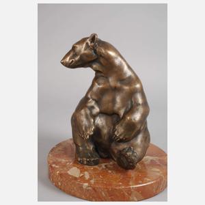 Willy Zügel, sitzender Eisbär