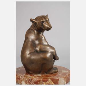 Willy Zügel, sitzender Eisbär