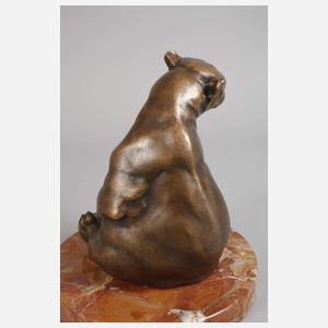 Willy Zügel, sitzender Eisbär