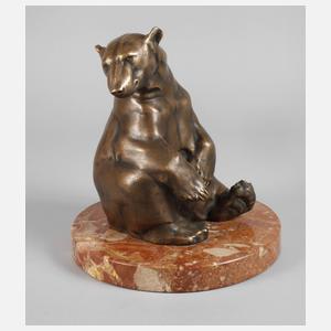Willy Zügel, sitzender Eisbär