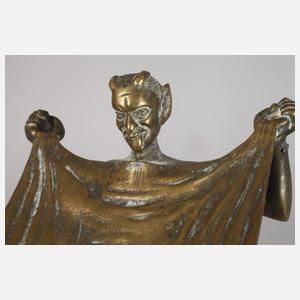 Wiener Bronze Schale Teufel