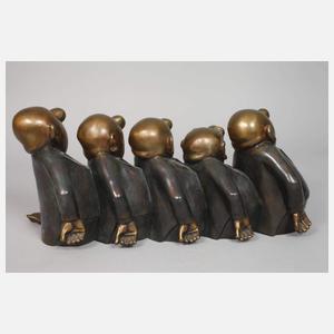 Loriot, "Comedian Harmonists" Bronze