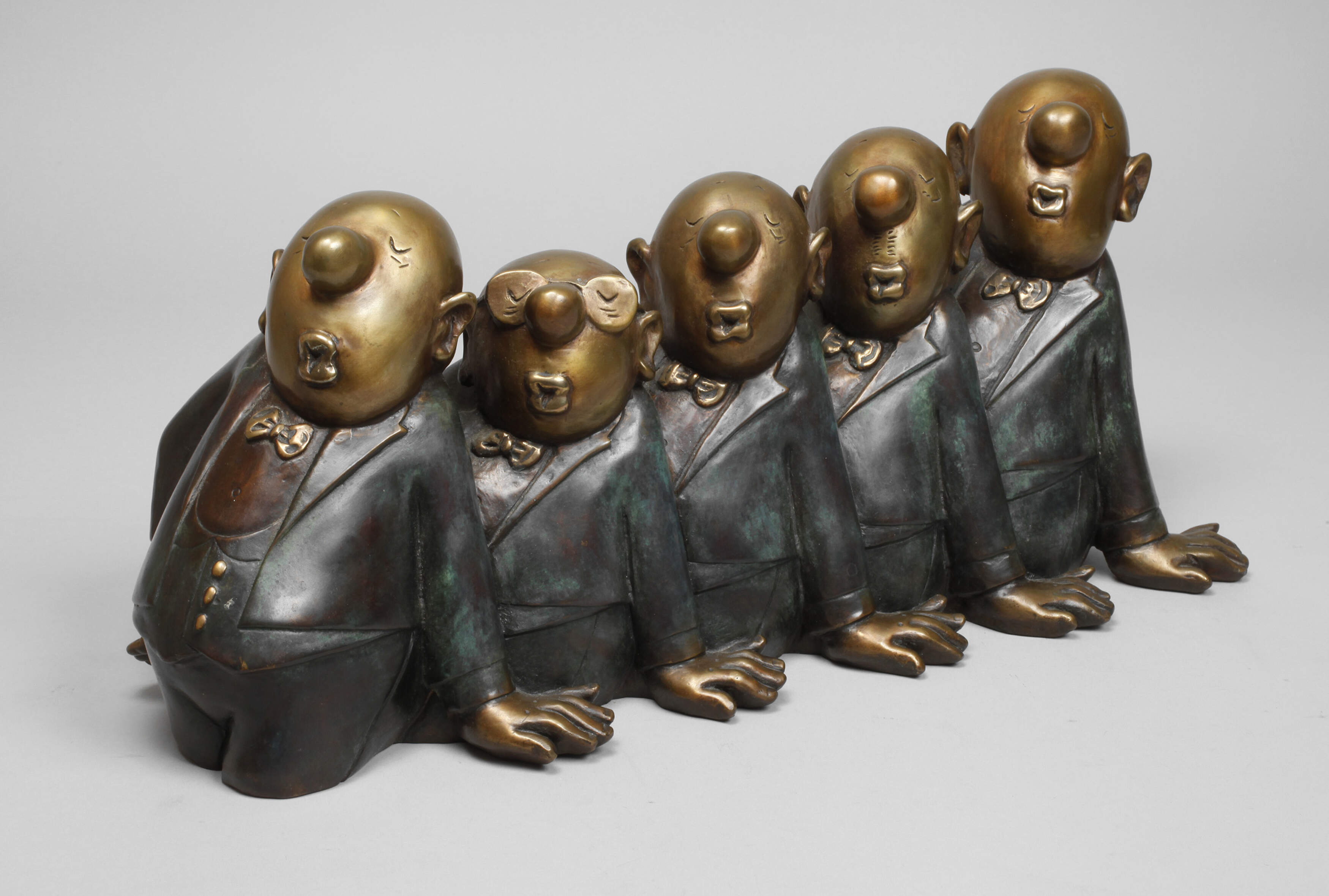 Loriot, "Comedian Harmonists" Bronze