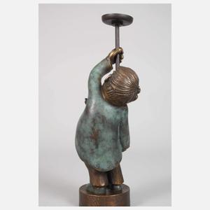 Loriot , "Loriots Kerzenhalter" Bronze
