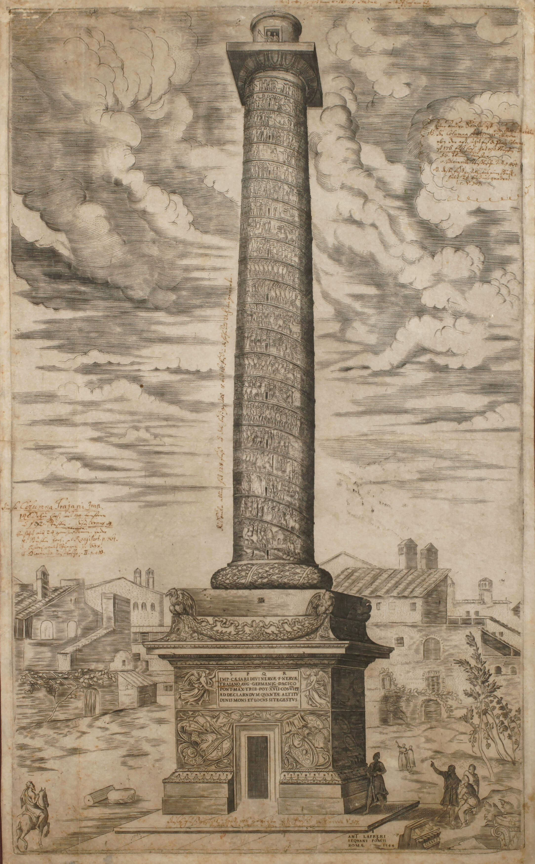 Antonio Lafréry, Die Trajan-Säule in Rom