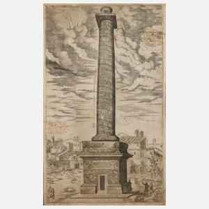 Antonio Lafréry, Die Trajan-Säule in Rom