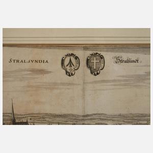 Kaspar Merian der Ältere, Ansicht von Stralsund