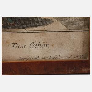 Georg Balthasar Probst, "Das Gehör"