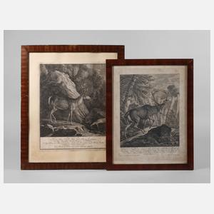 Ridinger, Zwei Graphiken