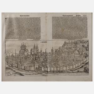 Hartmann Schedel, Ansicht Erfurt