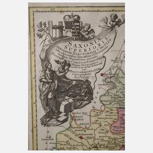 Tobias Lotter, Kupferstichkarte Sachsen